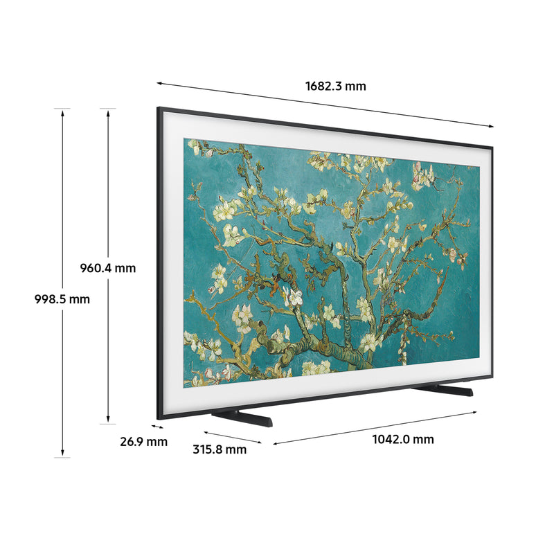 Samsung QE75LS03BGUXXU 75 Inch The Frame Art Mode QLED 4K HDR Smart TV 2023
