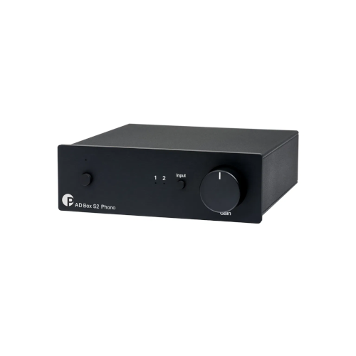 Project AD Box S2 Phono A/D converter for line & Phono with USB and analogue output Black