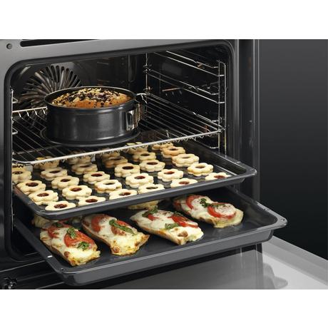 AEG BES35501EM 62.5 cm Built In Electric Single Oven Stainless Steel