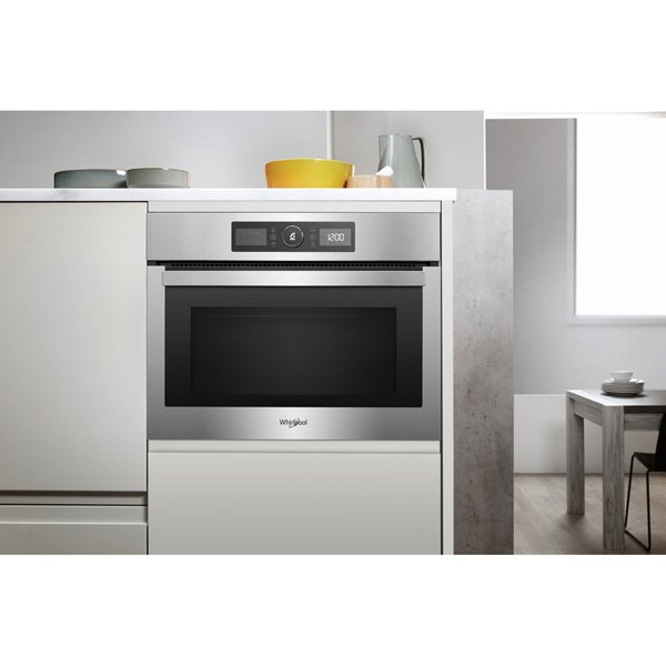Whirlpool AMW 9615 IX UK Built in Microwave Oven in Stainless Steel