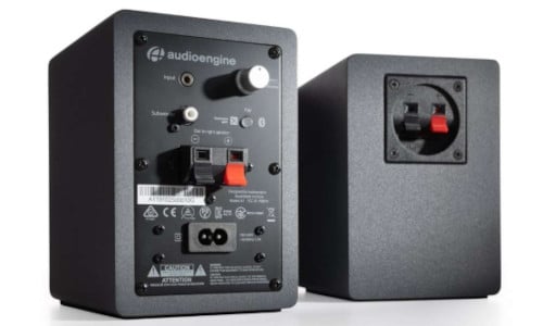 Audioengine A1 Wireless Active Bookshelf Speakers Bluetooth (Pair) Dark Grey