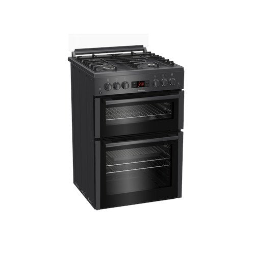 Blomberg GGN65N 60cm Double Oven Gas Cooker with Gas Hob Anthracite
