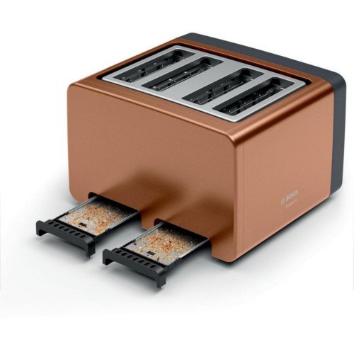 Bosch TAT4P449GB 4 Slice Toaster Copper