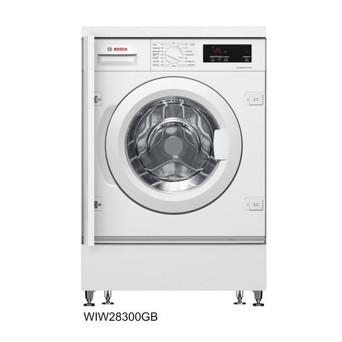 Bosch WIW28301GB Integrated Washing Machine 8kg - White - A+++ Energy Rated Front