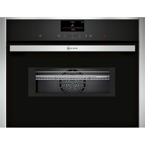 Neff C27MS22H0B N 90 Built-in compact oven with microwave function 60 x 45 cm Stainless steel