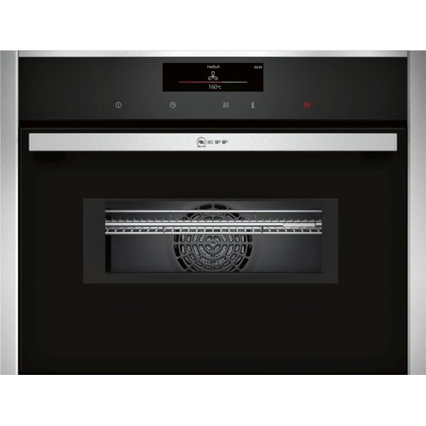 Neff C28MT27H0B N 90 Built-in compact oven with microwave function 60 x 45 cm Stainless steel