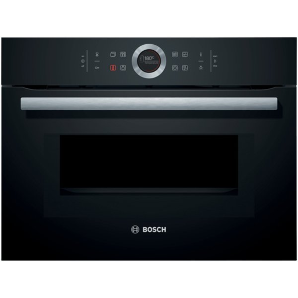 Bosch CMG633BB1B Serie 8 Built-in compact oven with microwave function 60 x 45 cm Black