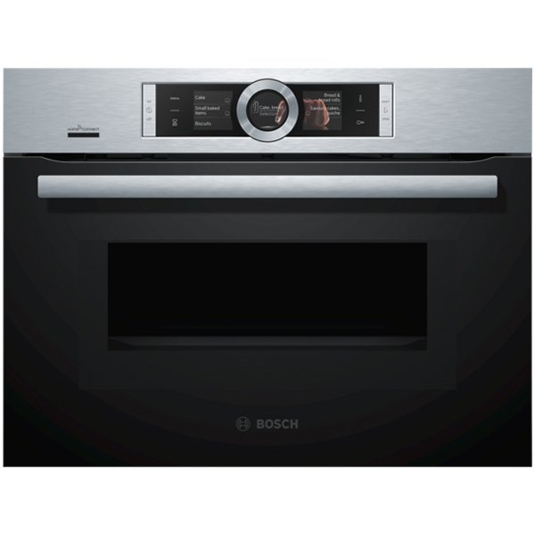 Bosch CMG676BS6B Serie 8 Built-in compact oven with microwave function 60 x 45 cm Stainless steel