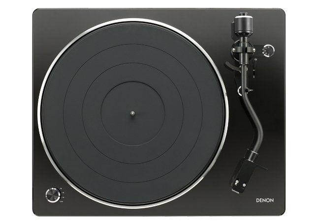 Denon DP400 Hi-Fi Turntable with Speed Auto Sensor in Black