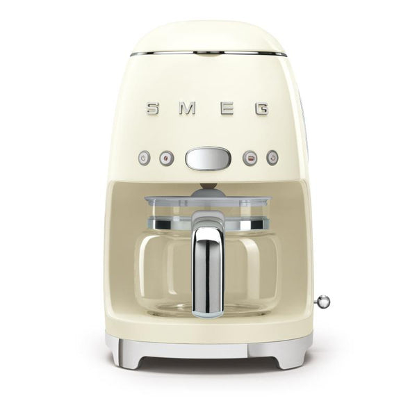 Smeg DCF02CRUK 50s Retro Style Drip Coffee Machine Cream