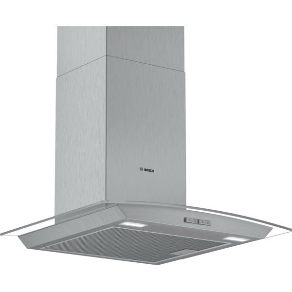 Bosch DWA64BC50B Serie 2 Wall-mounted cooker hood 60 cm clear glass