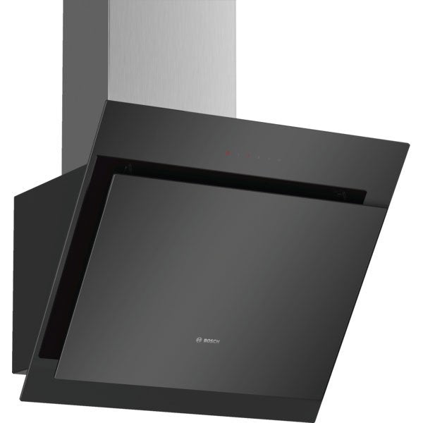 Bosch DWK67CM60B Serie 4 Wall-mounted cooker hood 60 cm clear glass black