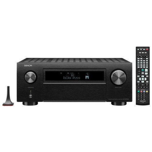 Denon AVCX6700H 11.2ch 8K AV Amplifier with 3D Audio, Dolby Atmos, HEOS Built-in and Voice Control Black