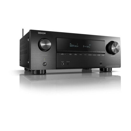Denon AVRX2700H 7.2 ch 8K AV Receiver with Dolby Atmos, 3D Audio, HEOS Built-in and Voice Control