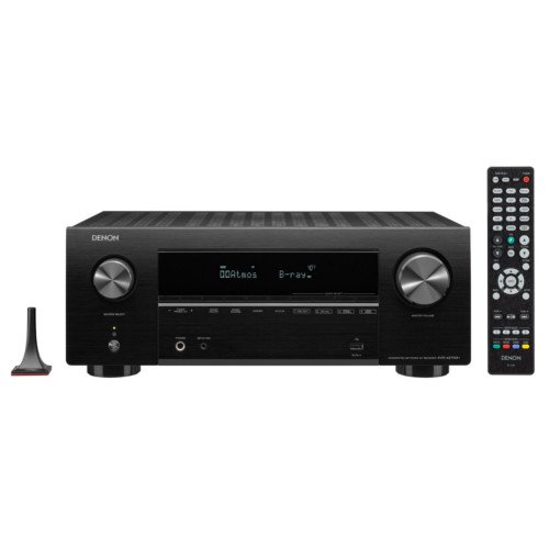 Denon AVRX2700H 7.2 ch 8K AV Receiver with Dolby Atmos, 3D Audio, HEOS Built-in and Voice Control