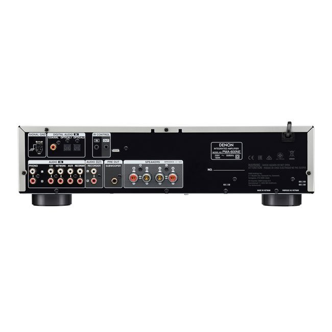 Denon PMA600NE Integrated Amplifier with 70W per Channel and Bluetooth Silver Back
