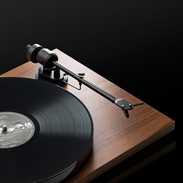 Pro-Ject Audio Systems E1 Plug and Play Turntable with Built in Phono Stage Walnut