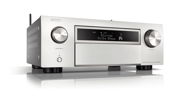 Denon AVCX6700H 11.2ch 8K AV Amplifier with 3D Audio Dolby Atmos HEOS Built-in and Voice Control Silver