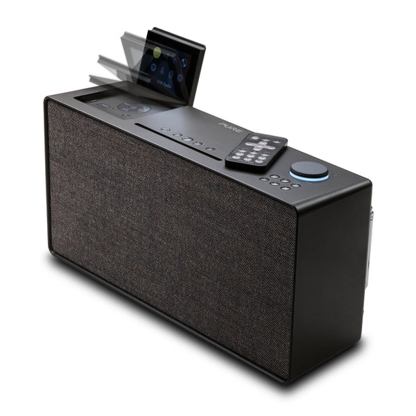 Pure Evoke Home all in one music system in Coffee Black