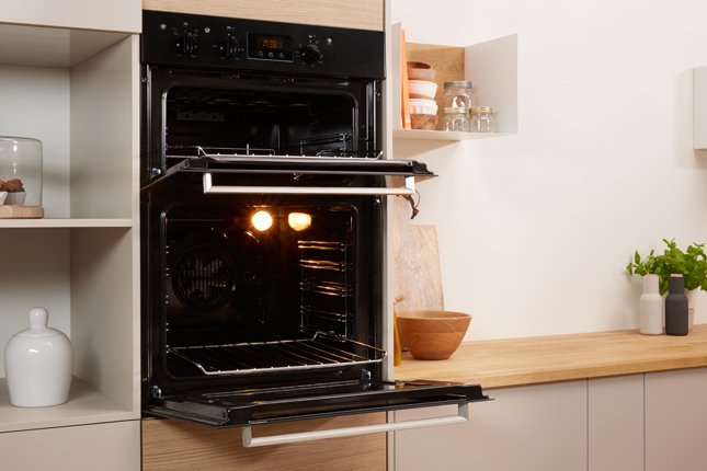 Indesit IDD6340BL Electric Double Built-in Oven