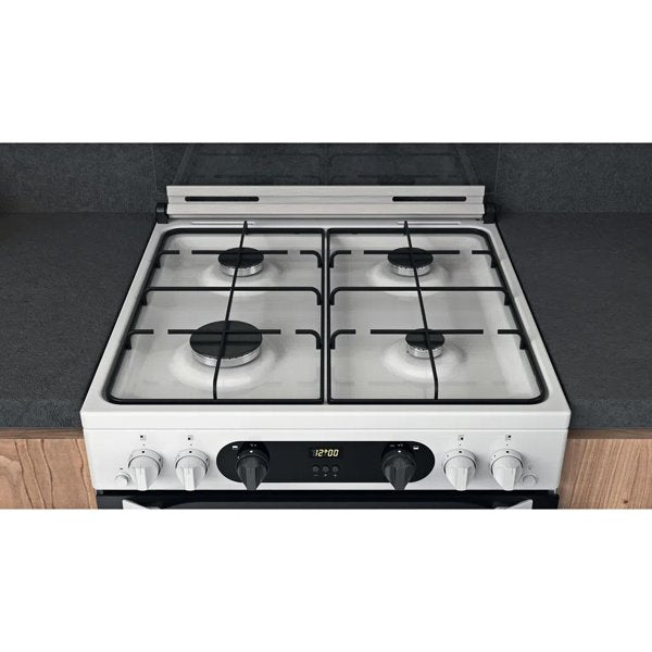 Hotpoint HDM67G0CCW UK Double Cooker White