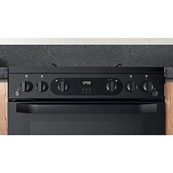 Hotpoint HDM67G0CMBUK Double Cooker Black