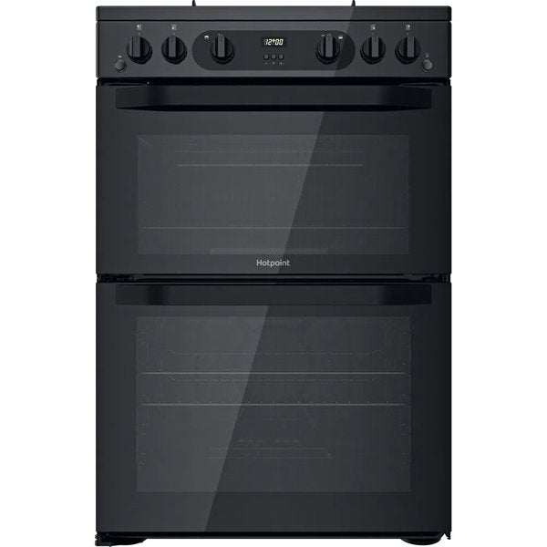 Hotpoint HDM67G0CMBUK Double Cooker Black