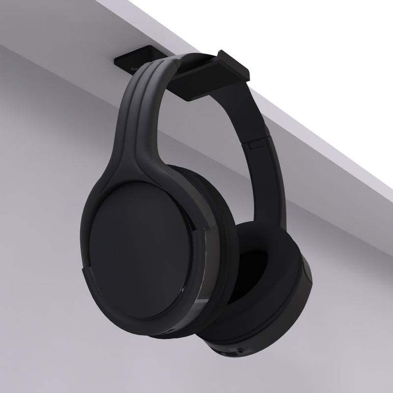 Kanto HH Under Desk Headphone Hanger Black
