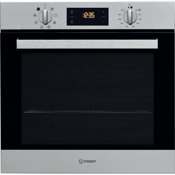 Indesit Aria IFW 6340 IX UK Electric Single Built in Oven in Stainless Steel