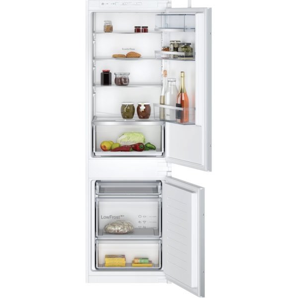 Neff KI5862SE0G N 50 Built-in fridge-freezer with freezer at bottom 177.2 x 54.1 cm sliding hinge