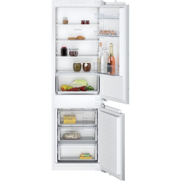 Neff  KI7861FF0G N 30 Built-in fridge-freezer with freezer at bottom 177.2 x 54.1 cm flat hinge