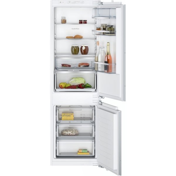 Neff KI7862FE0G N 50 Built-in fridge-freezer with freezer at bottom 177.2 x 54.1 cm flat hinge