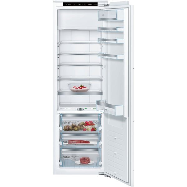 Bosch KIF82PFF0 Serie 8 Built-in fridge with freezer section 177.5 x 56 cm flat hinge