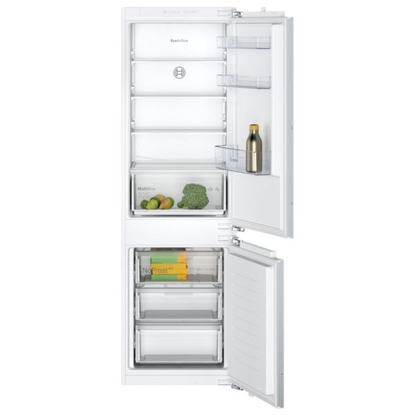Bosch KIN86NFF0G Serie 2, Built-in fridge-freezer with freezer at bottom 77.2 x 54.1 cm flat hinge