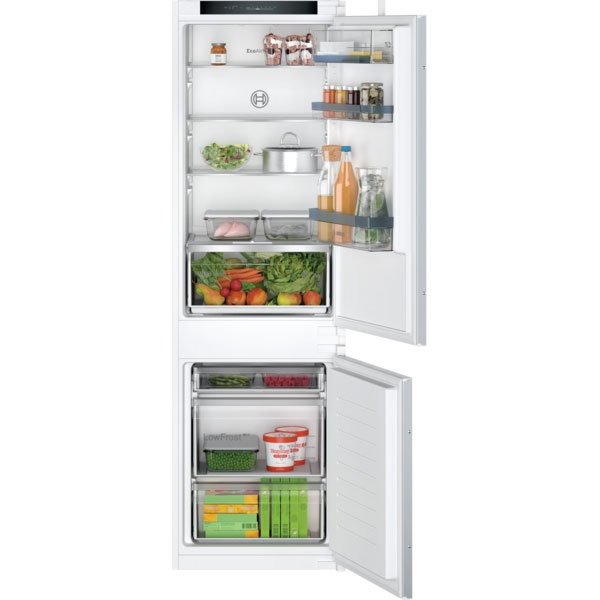 Bosch KIV86VSE0G Serie 4 Built-in fridge-freezer with freezer at bottom 177.2 x 54.1 cm sliding hinge
