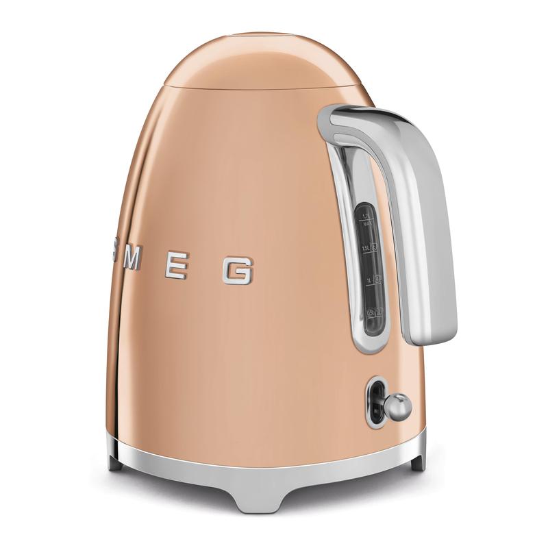 SMEG KLF03RGUK 50s Retro Style Kettle Rose Gold Special Edition