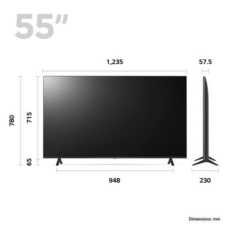 LG 55UR78006LK UR78 55 Inch LED 4K HDR Smart UHD TV 2023
