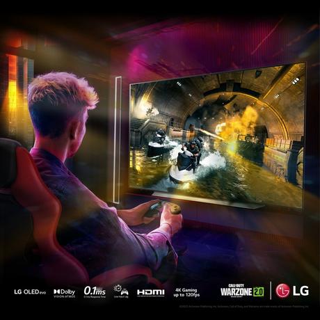LG OLED83C34LA 83 Inch evo C3 OLED 4K Ultra HD HDR Smart TV 2023