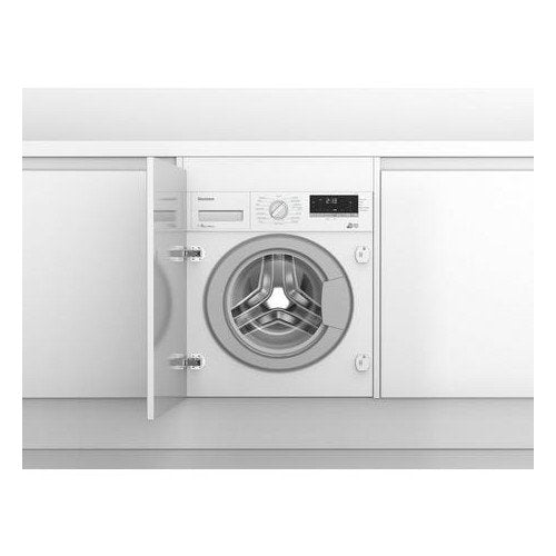 Blomberg LWI284410 8KG 1400 Spin Built-in Washing Machine with Fast Full Load White