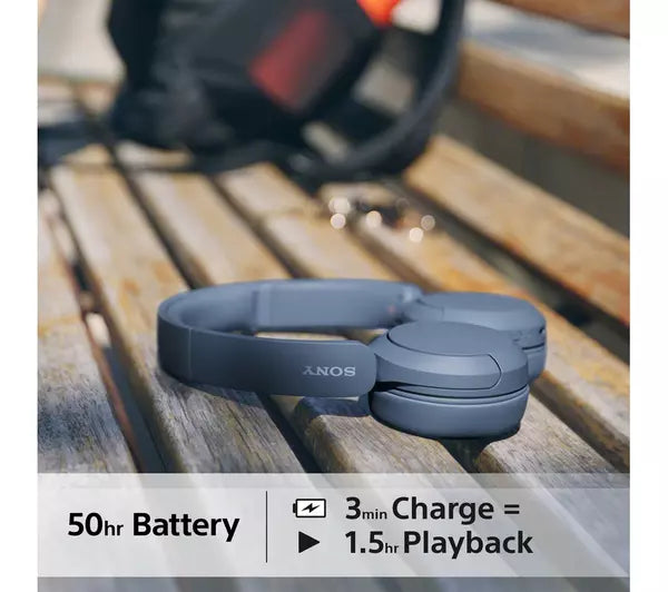 Sony WHCH520L Wireless Headphones Blue