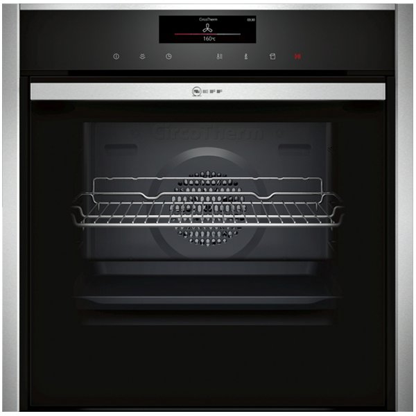 Neff B48FT78H0B N 90 Built-in oven with steam function 60 x 60 cm Stainless steel