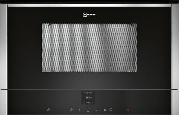 Neff C17WR01N0B N 70, Built-in microwave oven, 60 x 38 cm, Stainless steel
