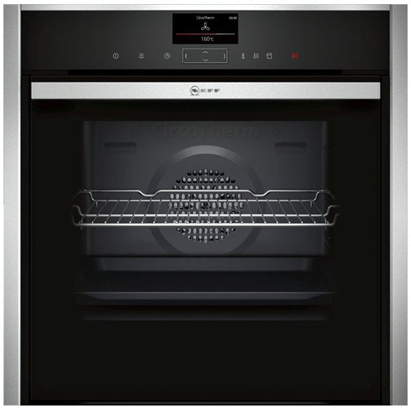 Neff B47FS34H0B N 90 Built-in oven with steam function 60 x 60 cm Stainless steel