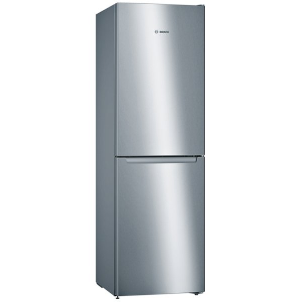 Bosch KGN34NLEAG Serie 2 Free-standing fridge-freezer with freezer at bottom, 186 x 60 cm Inox-look