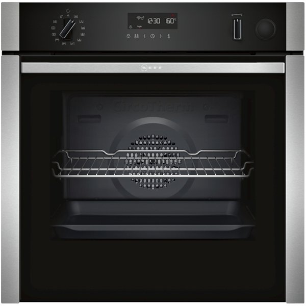 Neff B3AVH4HH0B N 50 Built-in oven with added steam function 60 x 60 cm Stainless steel