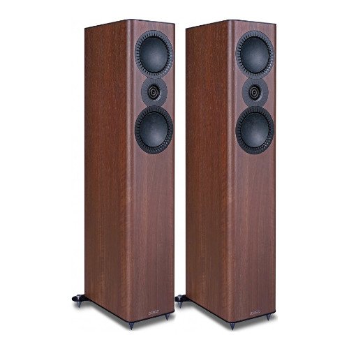 Mission QX4 MKII 2 way Floorstanding Speakers Pair Walnut