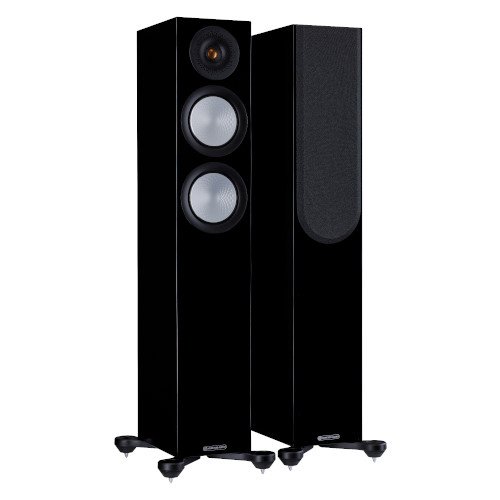 Monitor Audio Silver 200 Floorstanding Speakers Pair 7G Black Gloss