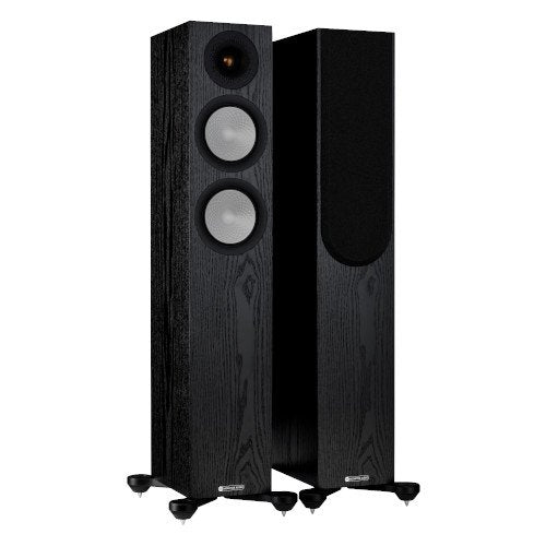 Monitor Audio Silver 200 Floorstanding Speakers Pair 7G Black Oak