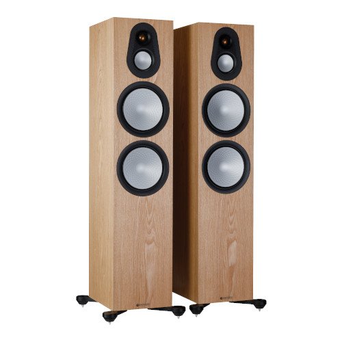 Monitor Audio Silver 500 Floorstanding Speakers Pair 7G Ash