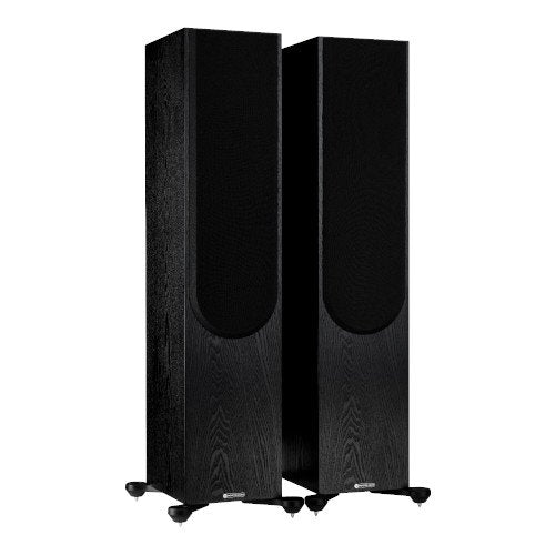Monitor Audio Silver 500 Floorstanding Speakers Pair 7G Black Oak